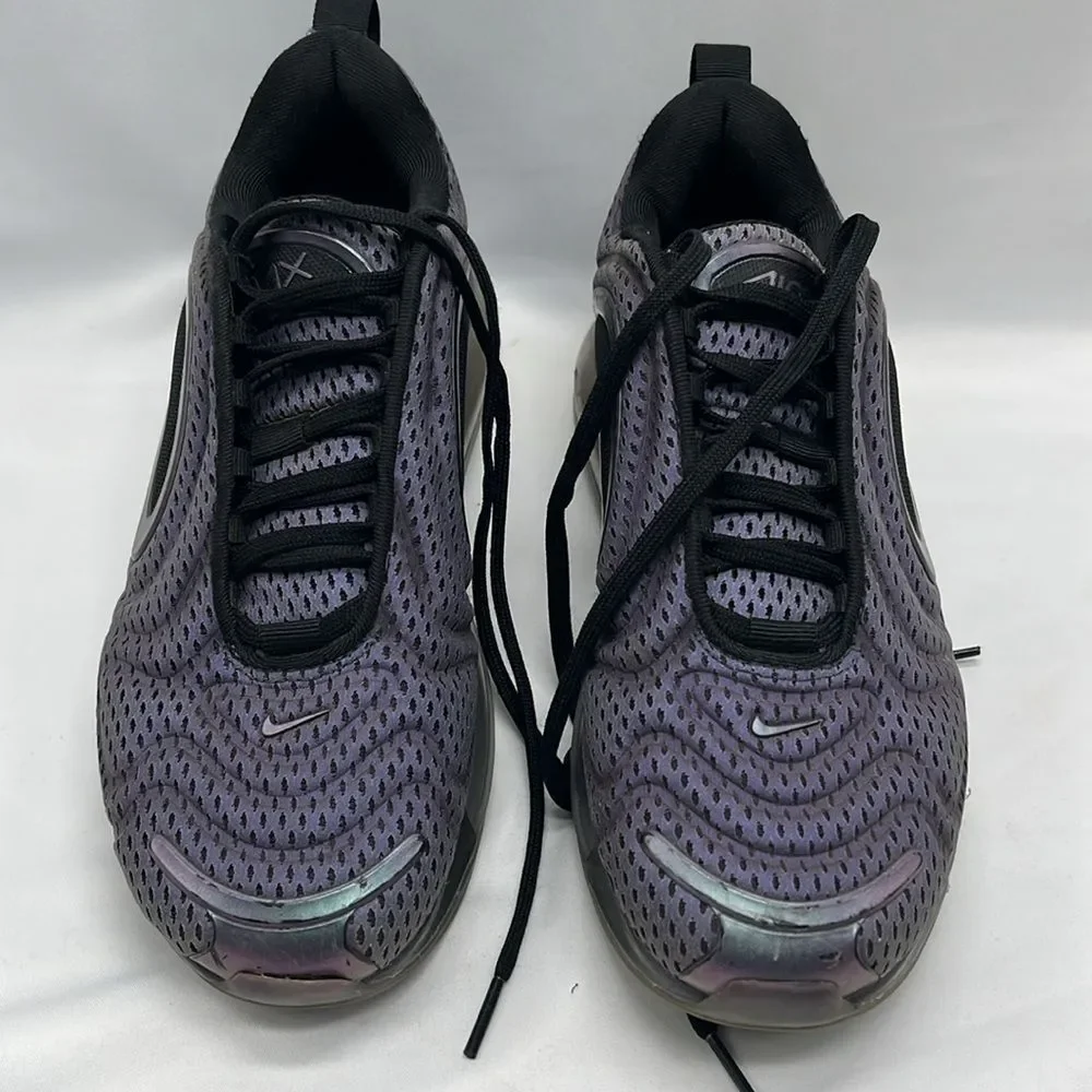Nike Air Max 720 Black & Purple 5Y Tennis Shoes Sneakers